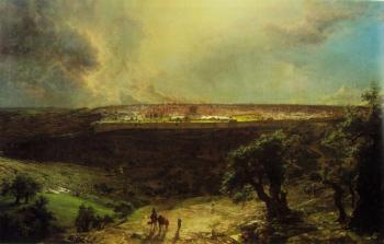 Frederic Edwin Church : Jerusalem from the Mount of Olives